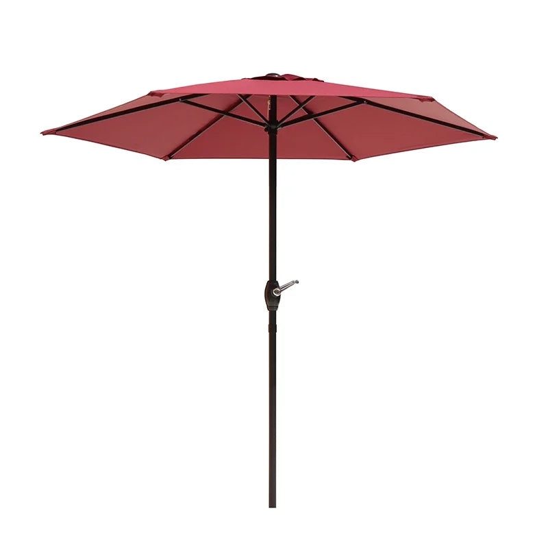 Duży parasol ogrodowy 2 m z korbką – ochrona UV