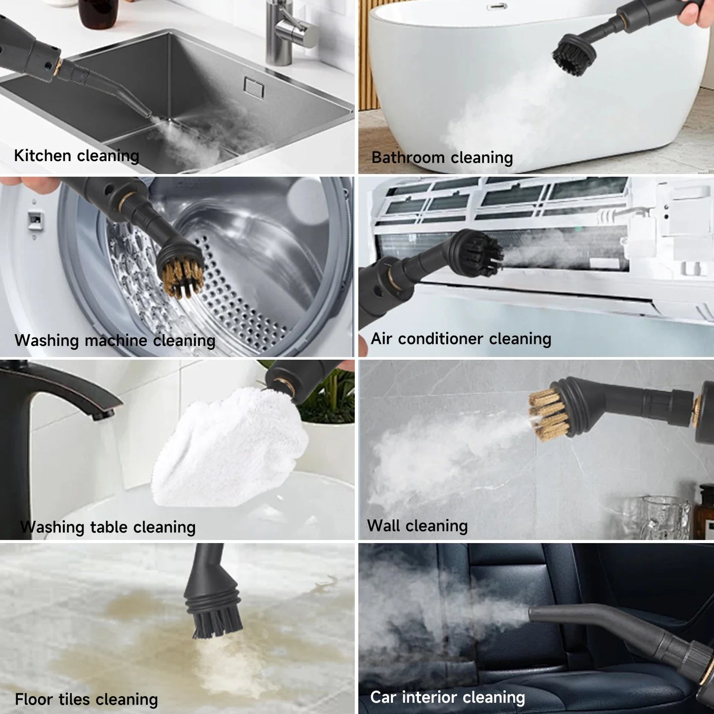 Myjka parowa wysokociśnieniowa 2500W – ręczna, wysokotemperaturowa