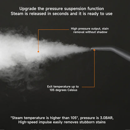 Myjka parowa wysokociśnieniowa 2500W – ręczna, wysokotemperaturowa