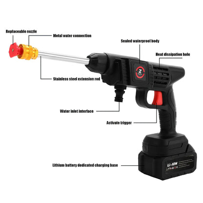 Bezprzewodowa myjka ciśnieniowa 50 Bar – 200W