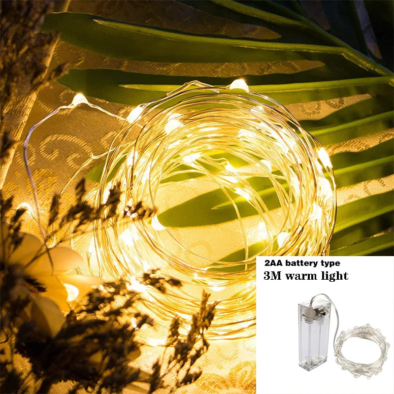 Girlanda ze sztucznych róż 2 m – biała