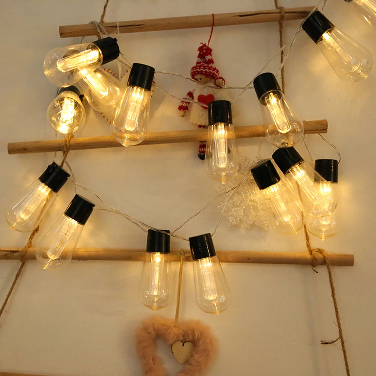 Solarne lampki ogrodowe LED – girlanda kule 🌞✨