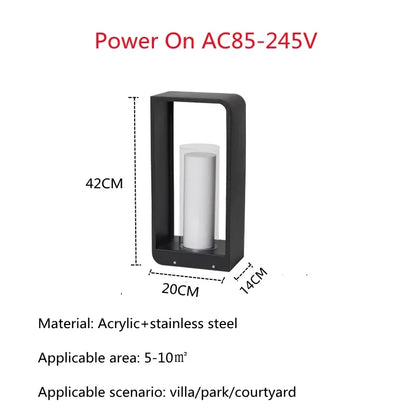 Solarny kinkiet ogrodowy LED – wodoodporna lampa na ogrodzenie