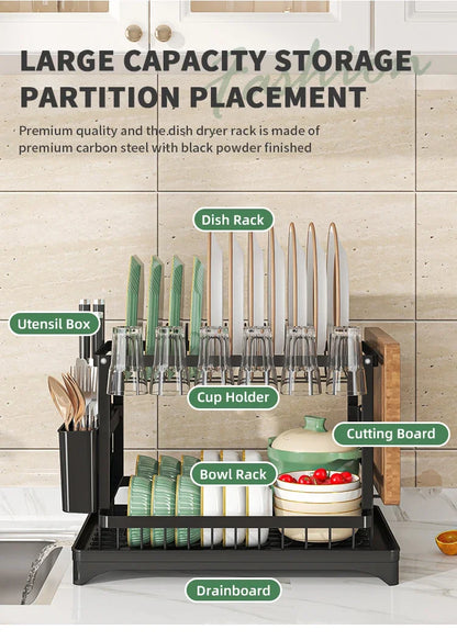 Suszarka do naczyń ze stali nierdzewnej – higieniczna i oszczędzająca miejsce