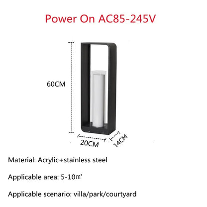 Solarny kinkiet ogrodowy LED – wodoodporna lampa na ogrodzenie