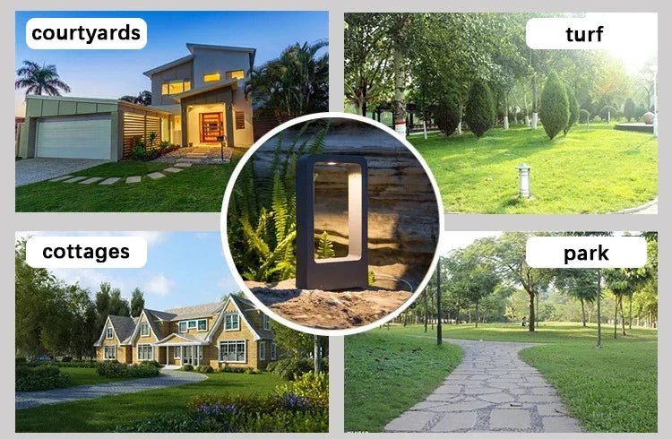 Lampa ogrodowa słupek LED 10W IP68 – nowoczesne oświetlenie trawnika