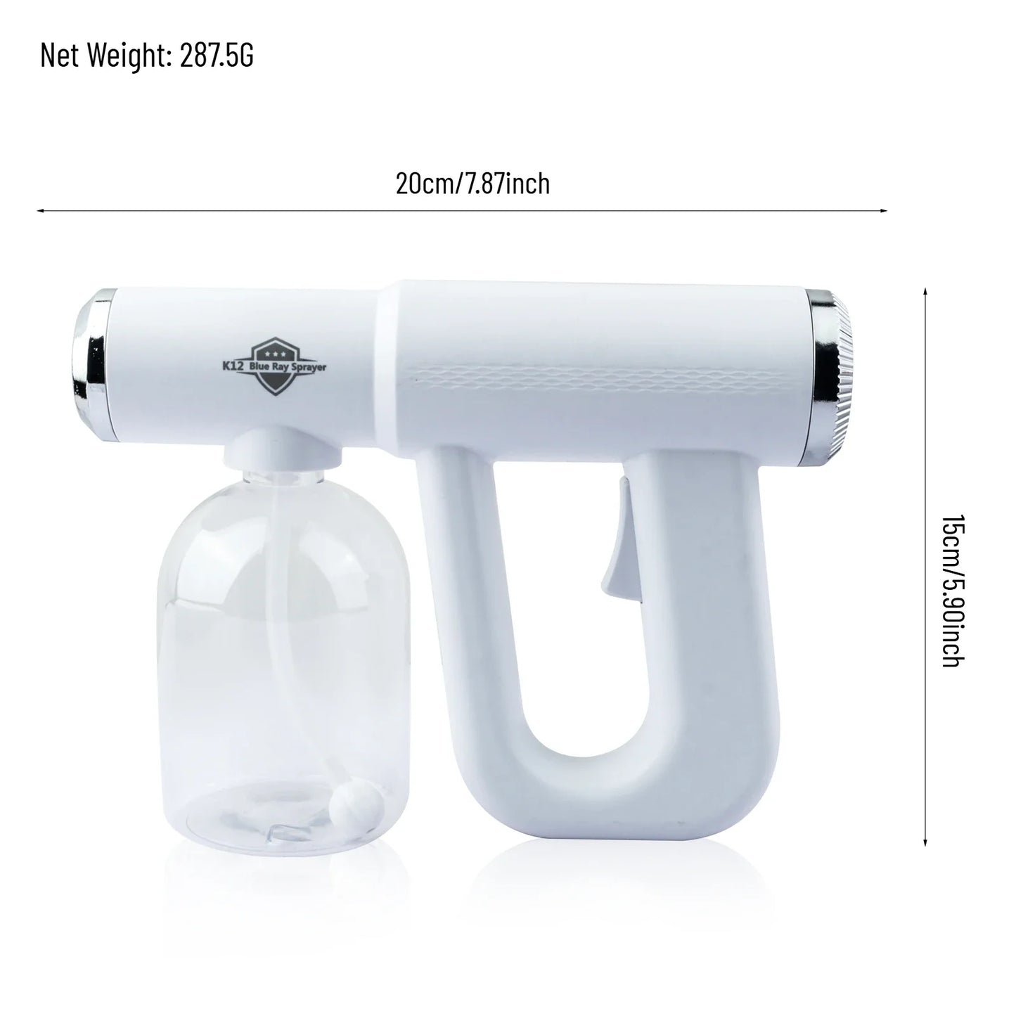 Bezprzewodowy nano spryskiwacz 300 ml USB – nebulizator
