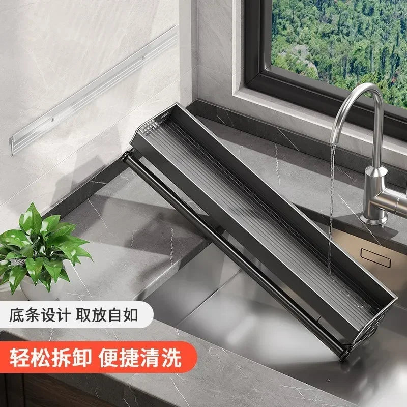 Ścienny organizer na przyprawy z pojemnikiem – stojak na olej i akcesoria