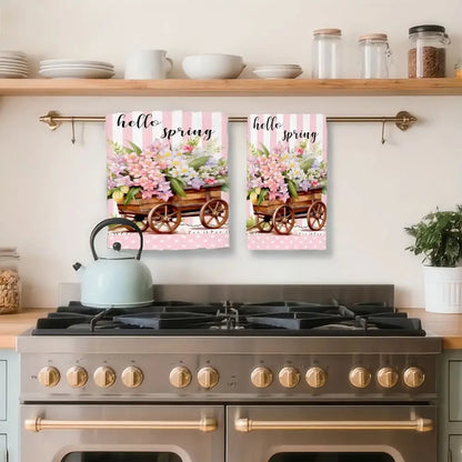 2 szt. Wiosenne ściereczki kuchenne 40×60 cm – chłonne i miękkie