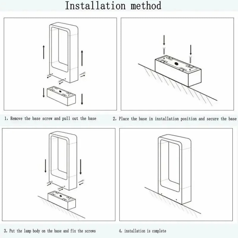 Lampa ogrodowa słupek LED 10W IP68 – nowoczesne oświetlenie trawnika