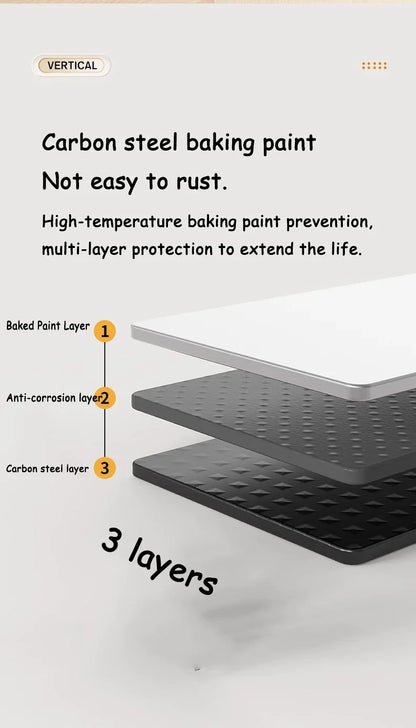 Teleskopowa półka pod biurko – organizer na kable bez wiercenia