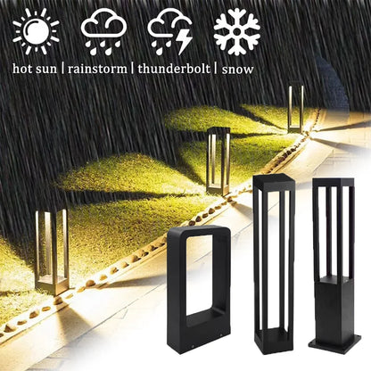 Lampa ogrodowa słupek LED 10W IP68 – nowoczesne oświetlenie trawnika