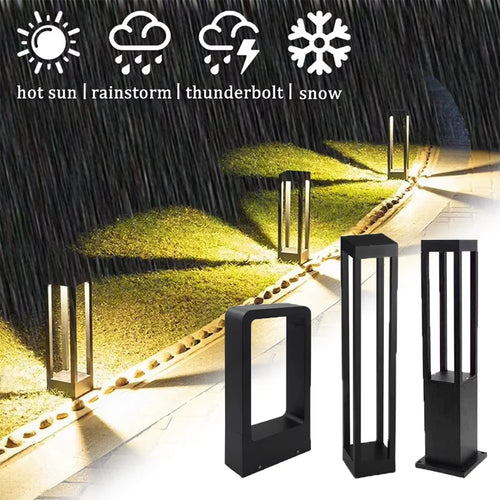 Lampa ogrodowa słupek LED 10W IP68 – nowoczesne oświetlenie trawnika