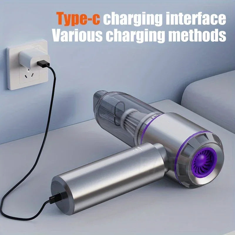 Bezprzewodowy odkurzacz ręczny 30000Pa – 4w1 z silnikiem bezszczotkowym