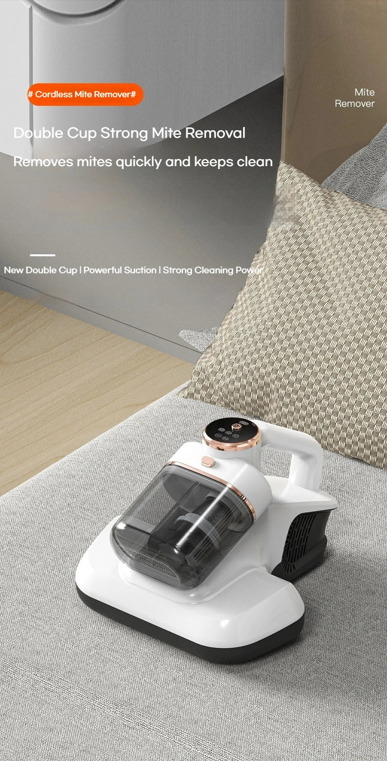 Odkurzacz do roztoczy 10000Pa – UV, podwójny zbiornik, 3 tryby