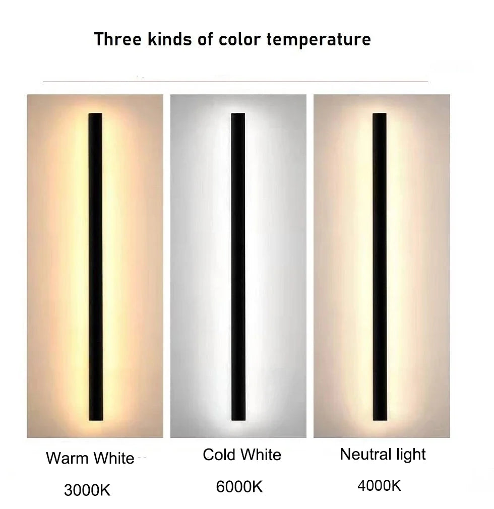 Nowoczesna lampa ścienna LED zewnętrzna IP65 – wodoodporna 💡