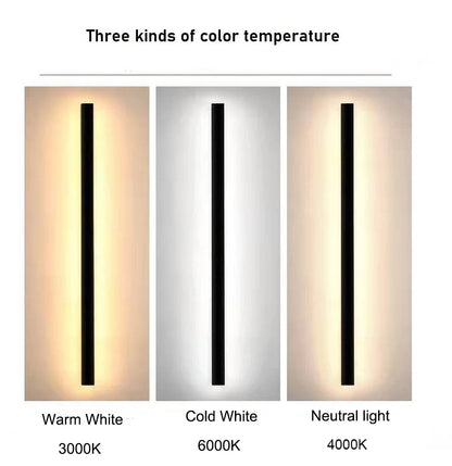 Nowoczesna lampa ścienna LED zewnętrzna IP65 – wodoodporna 💡