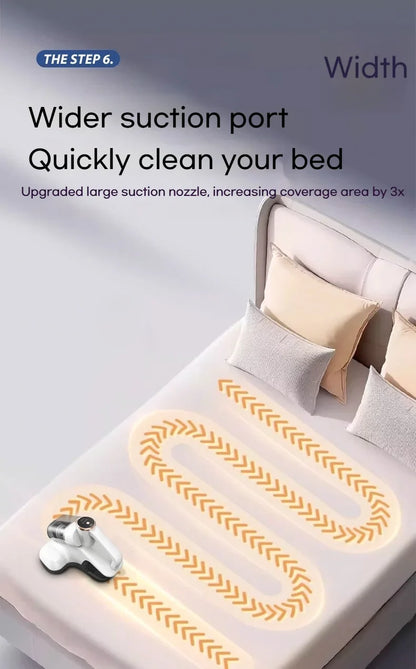 Odkurzacz do roztoczy 10000Pa – UV, podwójny zbiornik, 3 tryby