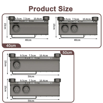 Ścienny organizer kuchenny na przyssawki – półka na przyprawy i noże