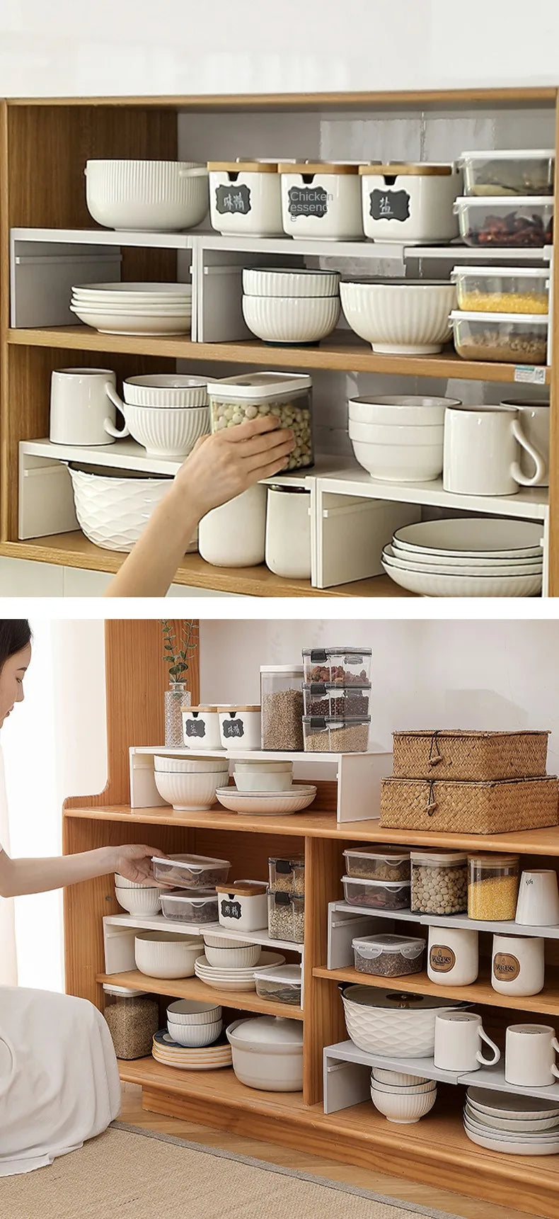 Wysuwany organizer do szafki kuchennej – półka na przyprawy i naczynia