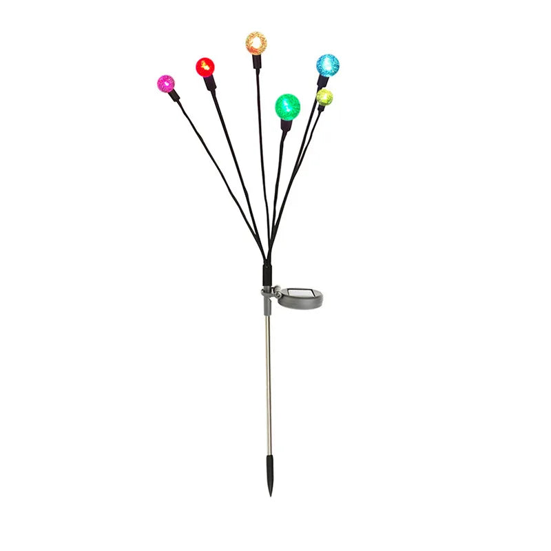 Solarne lampki ogrodowe LED – efekt świetlików (6/8/10 szt.) ✨