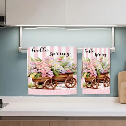 2 szt. Wiosenne ściereczki kuchenne 40×60 cm – chłonne i miękkie