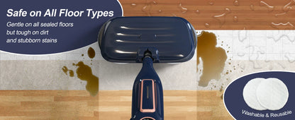Mop parowy 10w1 1300W – obrotowa nakładka do podłóg