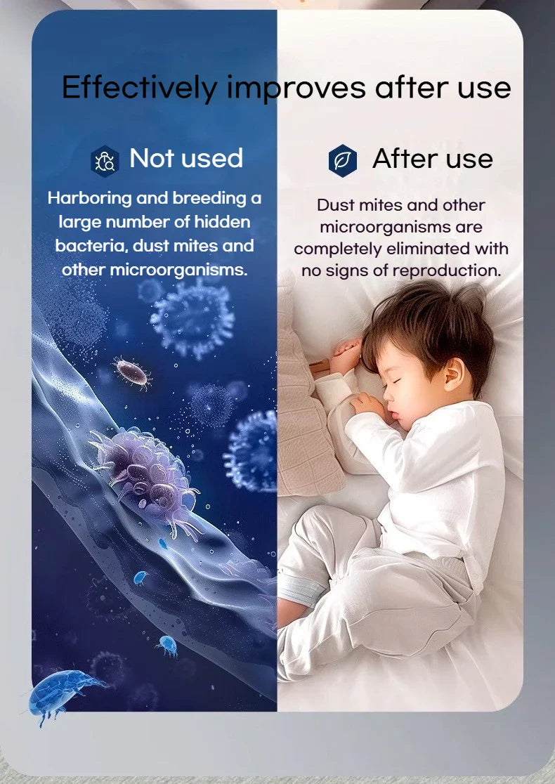 Odkurzacz do roztoczy 10000Pa – UV, podwójny zbiornik, 3 tryby