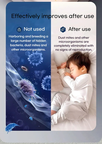 Odkurzacz do roztoczy 10000Pa – UV, podwójny zbiornik, 3 tryby