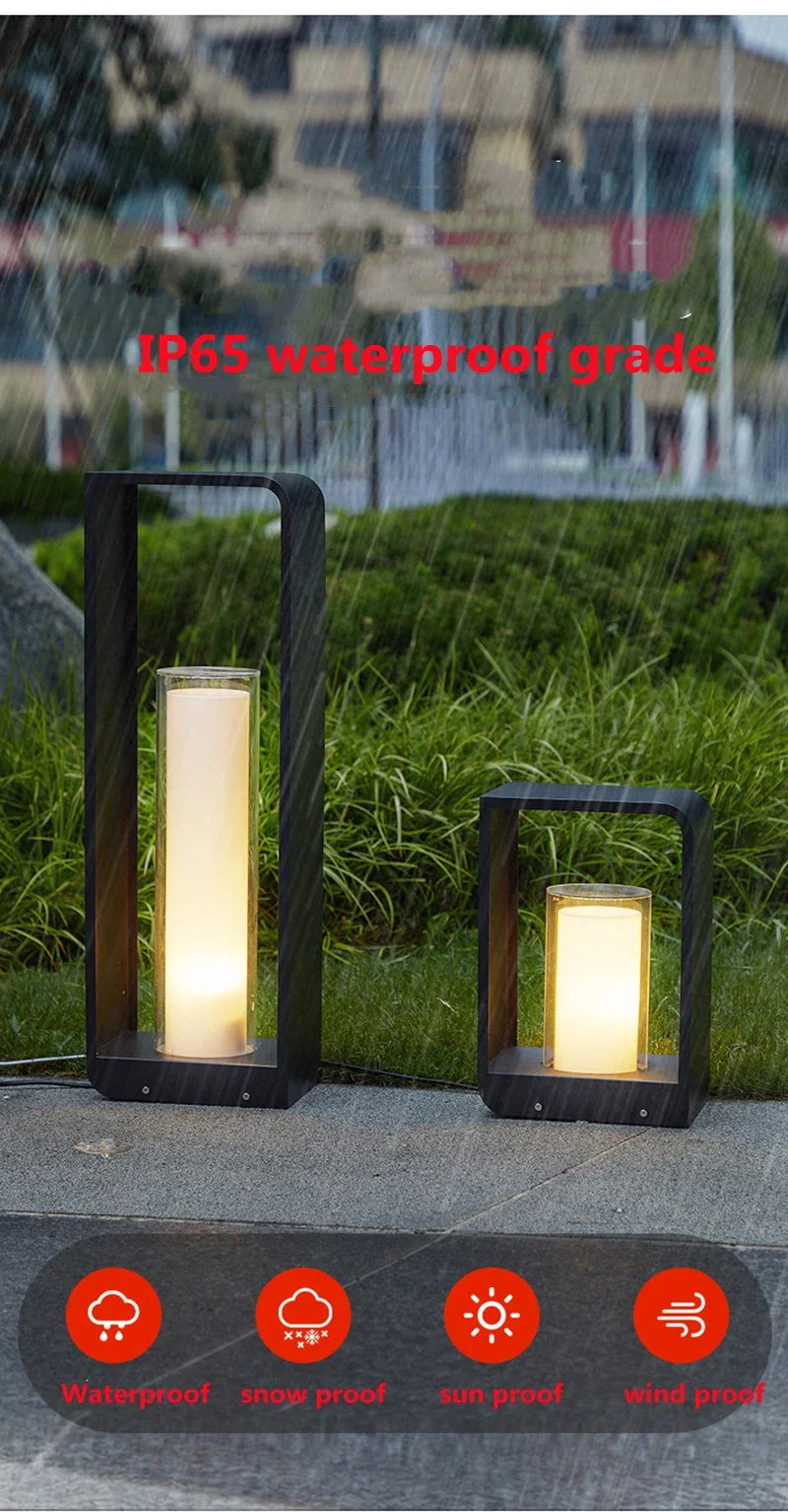 Solarny kinkiet ogrodowy LED – wodoodporna lampa na ogrodzenie