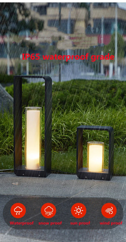 Solarny kinkiet ogrodowy LED – wodoodporna lampa na ogrodzenie