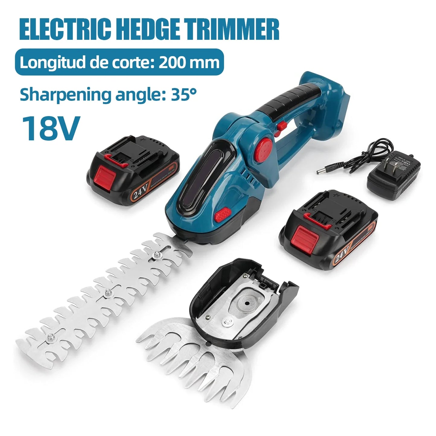 Nożyce elektryczne do żywopłotu 2w1 – 200 mm (Makita 18V) 🌿