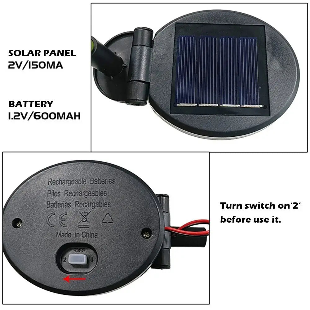 Solarna lampa ogrodowa Gardenia 42 LED – dekoracyjny kwiat wodoodporny