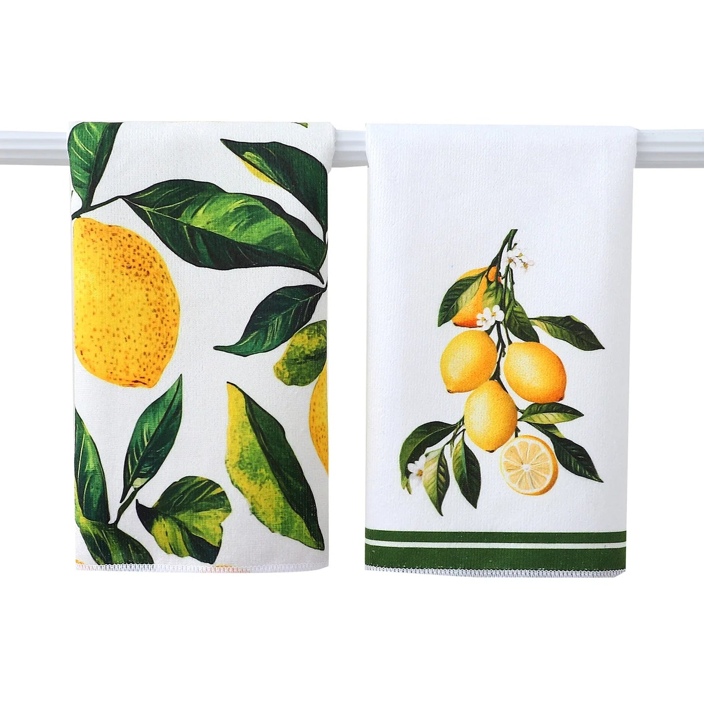 Ściereczka kuchenna z nadrukiem cytryn – szybkoschnąca, chłonna