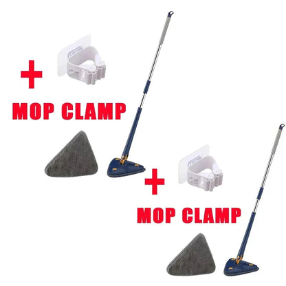 Regulowany mop trójkątny 110 cm – 360° obrotowy