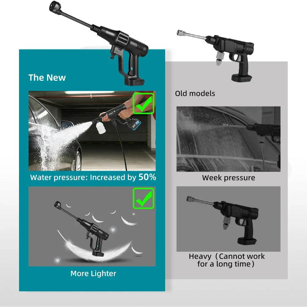 Myjka ciśnieniowa 200 Bar bezszczotkowa – pistolet z wiadrem