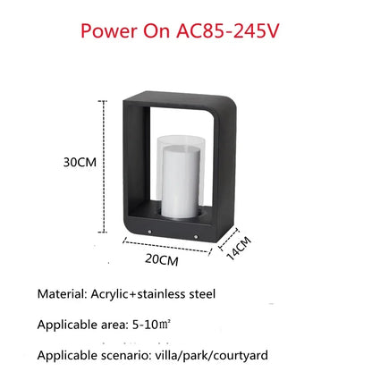Solarny kinkiet ogrodowy LED – wodoodporna lampa na ogrodzenie