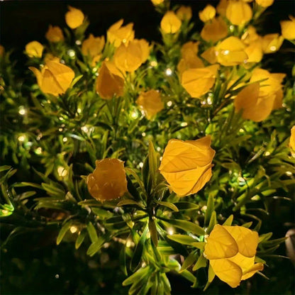 Solarna lampa ogrodowa Gardenia – dekoracyjny kwiat LED ciepłe światło