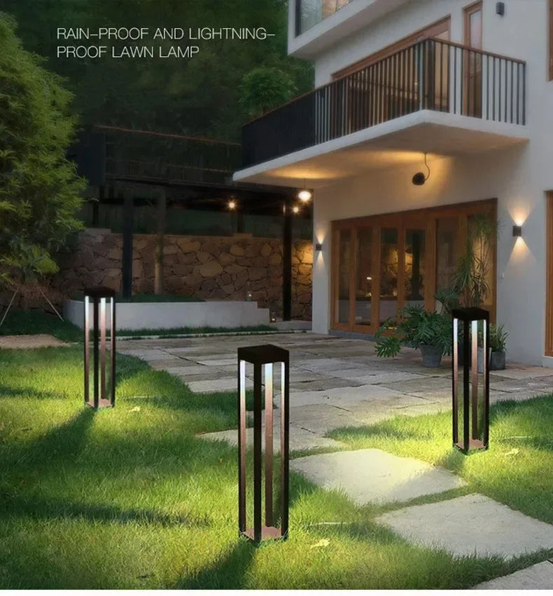 Lampa ogrodowa słupek LED 10W IP68 – nowoczesne oświetlenie trawnika