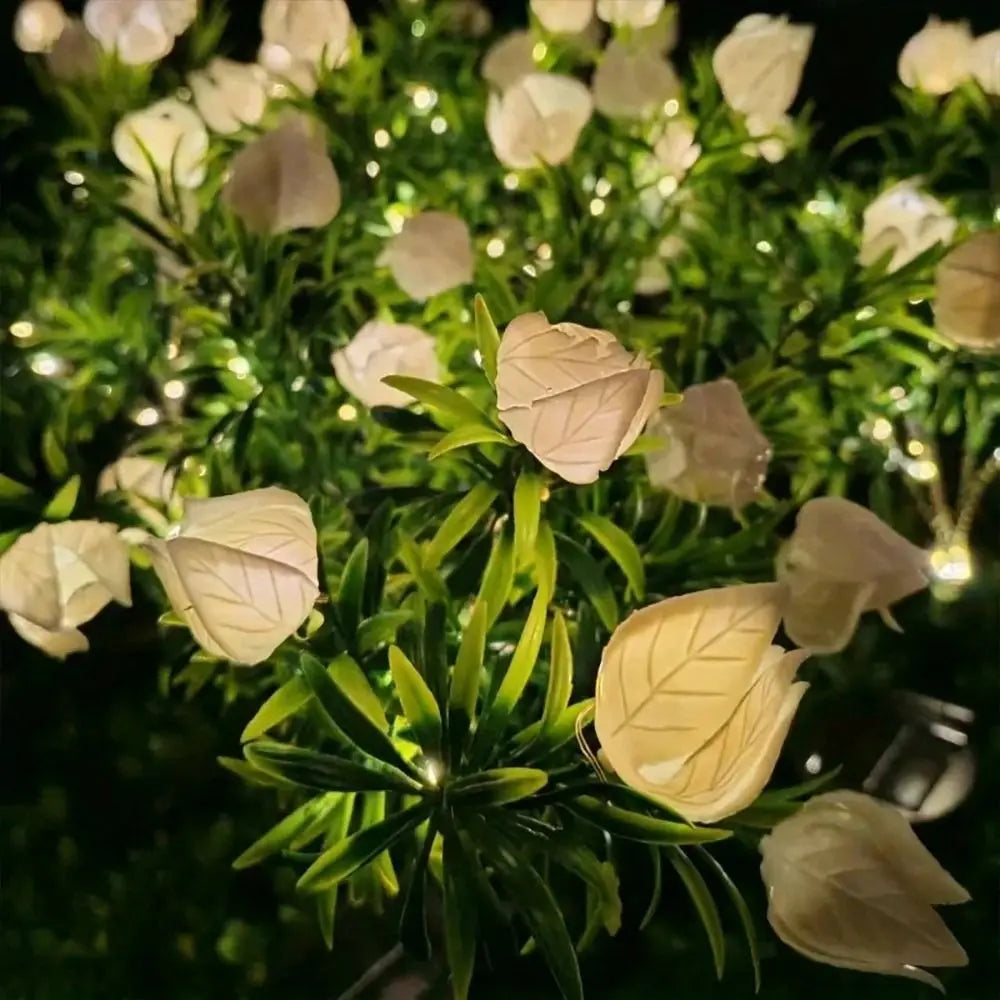 Solarna lampa ogrodowa Gardenia 42 LED – dekoracyjny kwiat wodoodporny