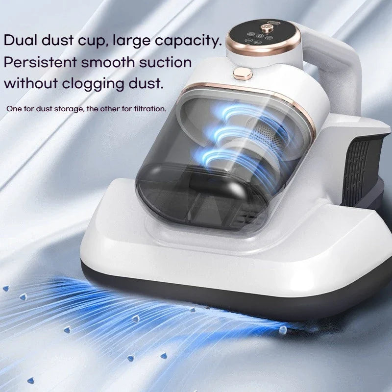 Odkurzacz do roztoczy 10000Pa – UV, podwójny zbiornik, 3 tryby