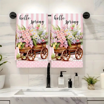 2 szt. Wiosenne ściereczki kuchenne 40×60 cm – chłonne i miękkie