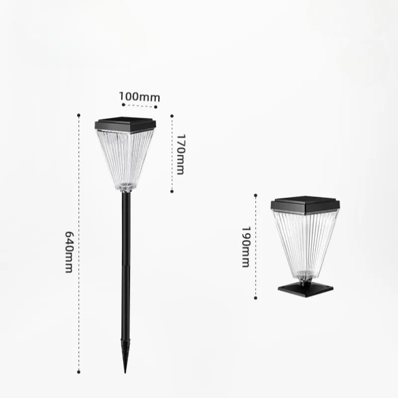 Solarna lampa ogrodowa – wodoodporne oświetlenie ścieżek i trawnika