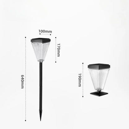 Solarna lampa ogrodowa – wodoodporne oświetlenie ścieżek i trawnika