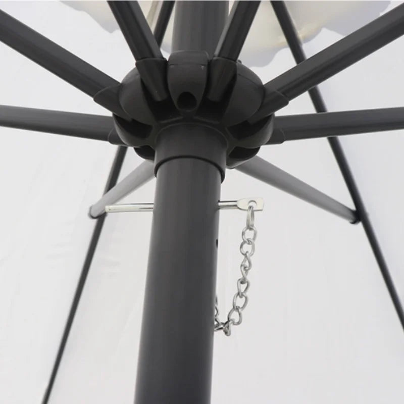 Duży parasol ogrodowy 2 m z korbką – ochrona UV