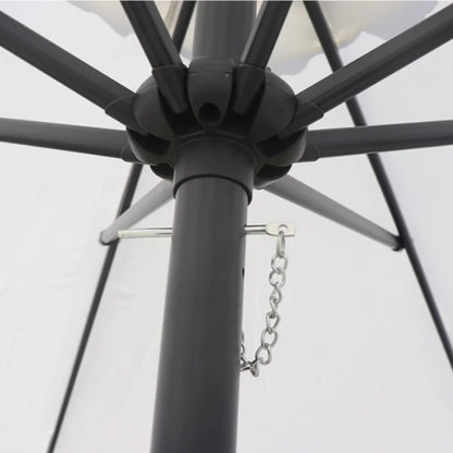 Duży parasol ogrodowy 2 m z korbką – ochrona UV