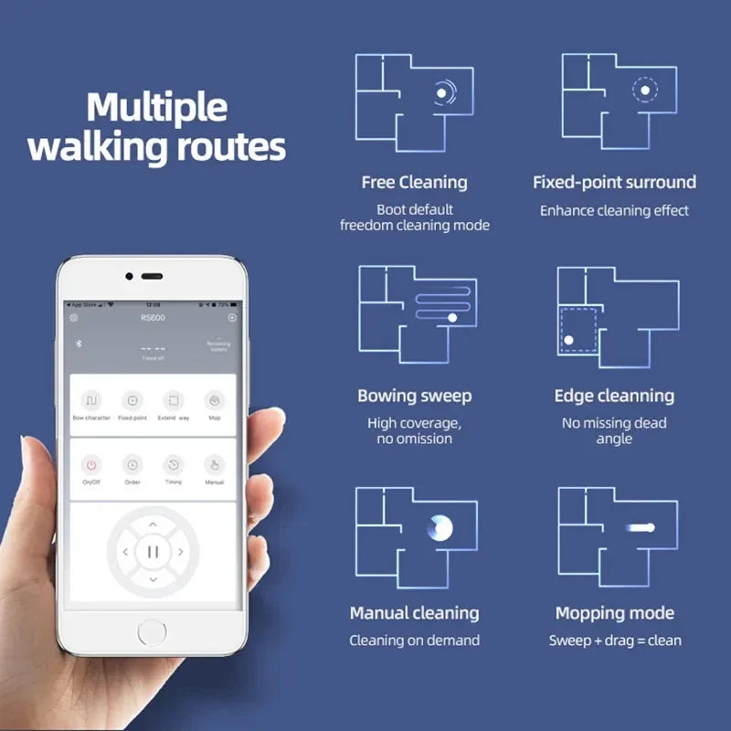 Bezprzewodowy robot sprzątający 3w1 – odkurzanie, mopowanie, nawilżanie