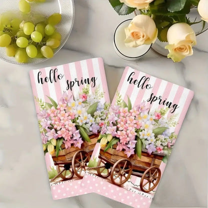2 szt. Wiosenne ściereczki kuchenne 40×60 cm – chłonne i miękkie